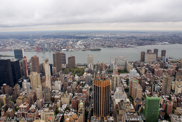 Blick vom Empire State Building nach Osten - New York