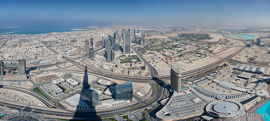 Burj Khalifa - Blickrichtung Norden